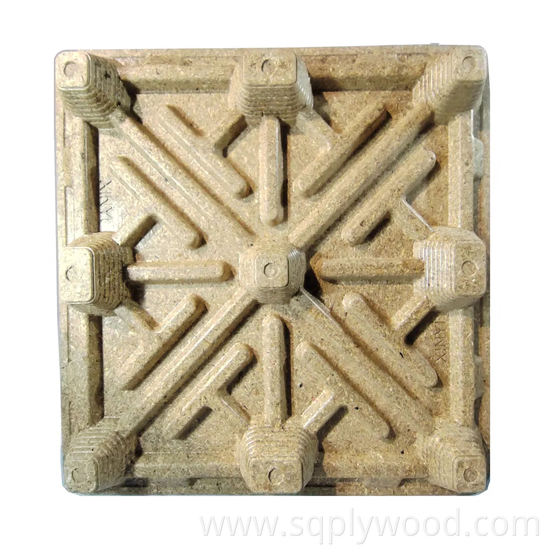 Manufacture Compressed Fumigation-Free Wood Fiber Eco Friendly Wooden Pallet